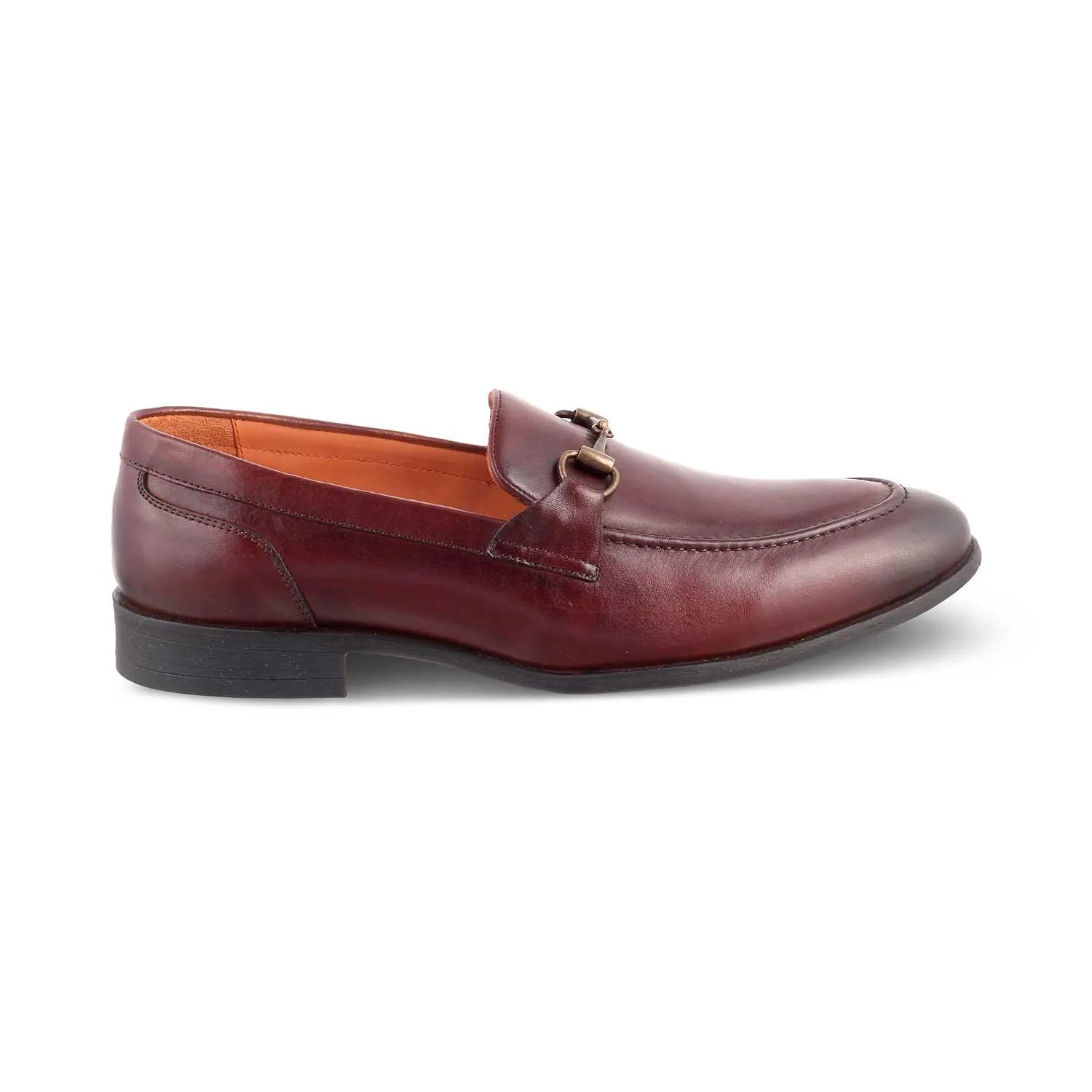 The Pierre Brown Men's Leather Horse-Bit Loafers Tresmode