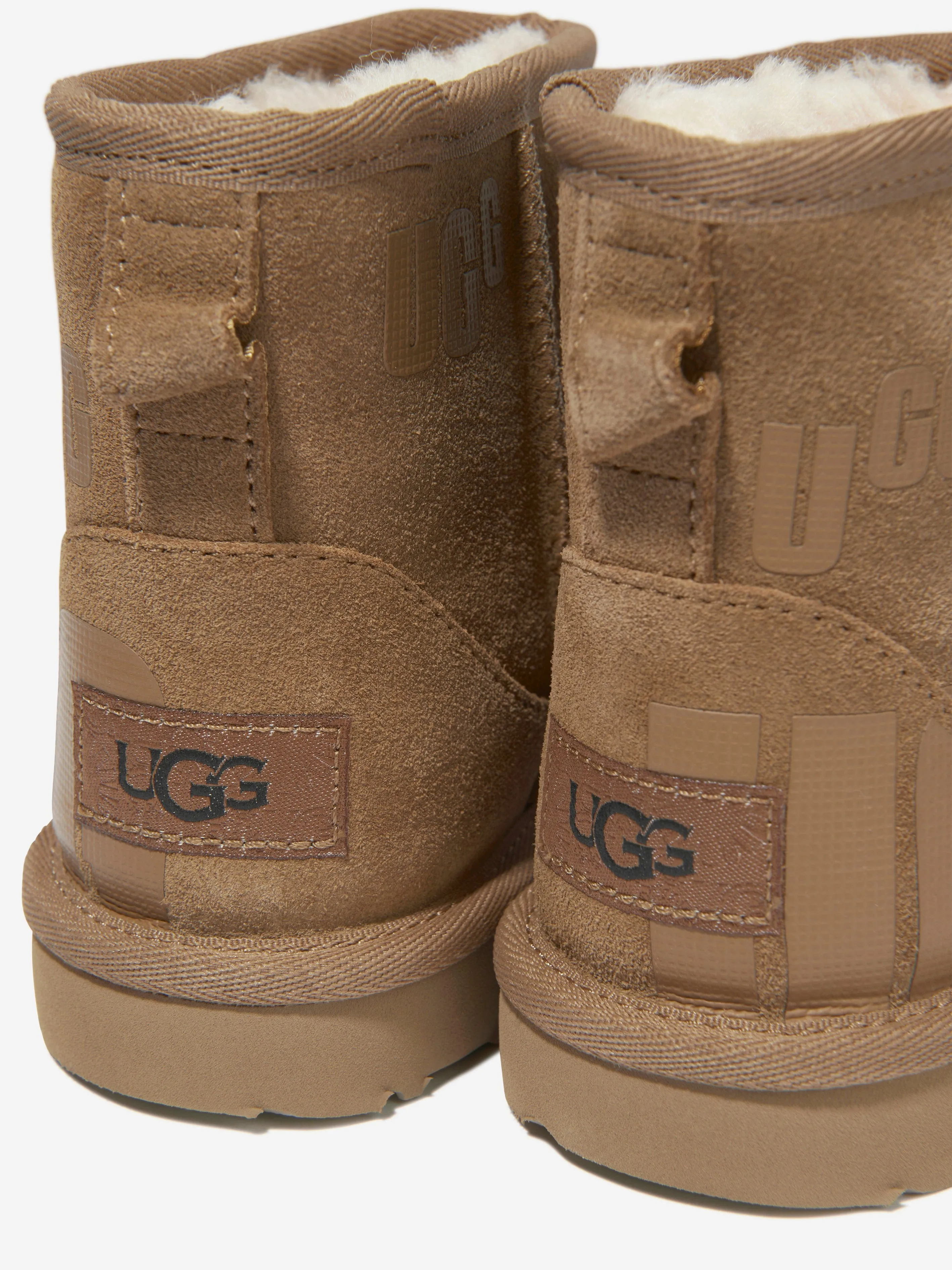 UGG Kids Suede Mini Scatter Graphic Boots