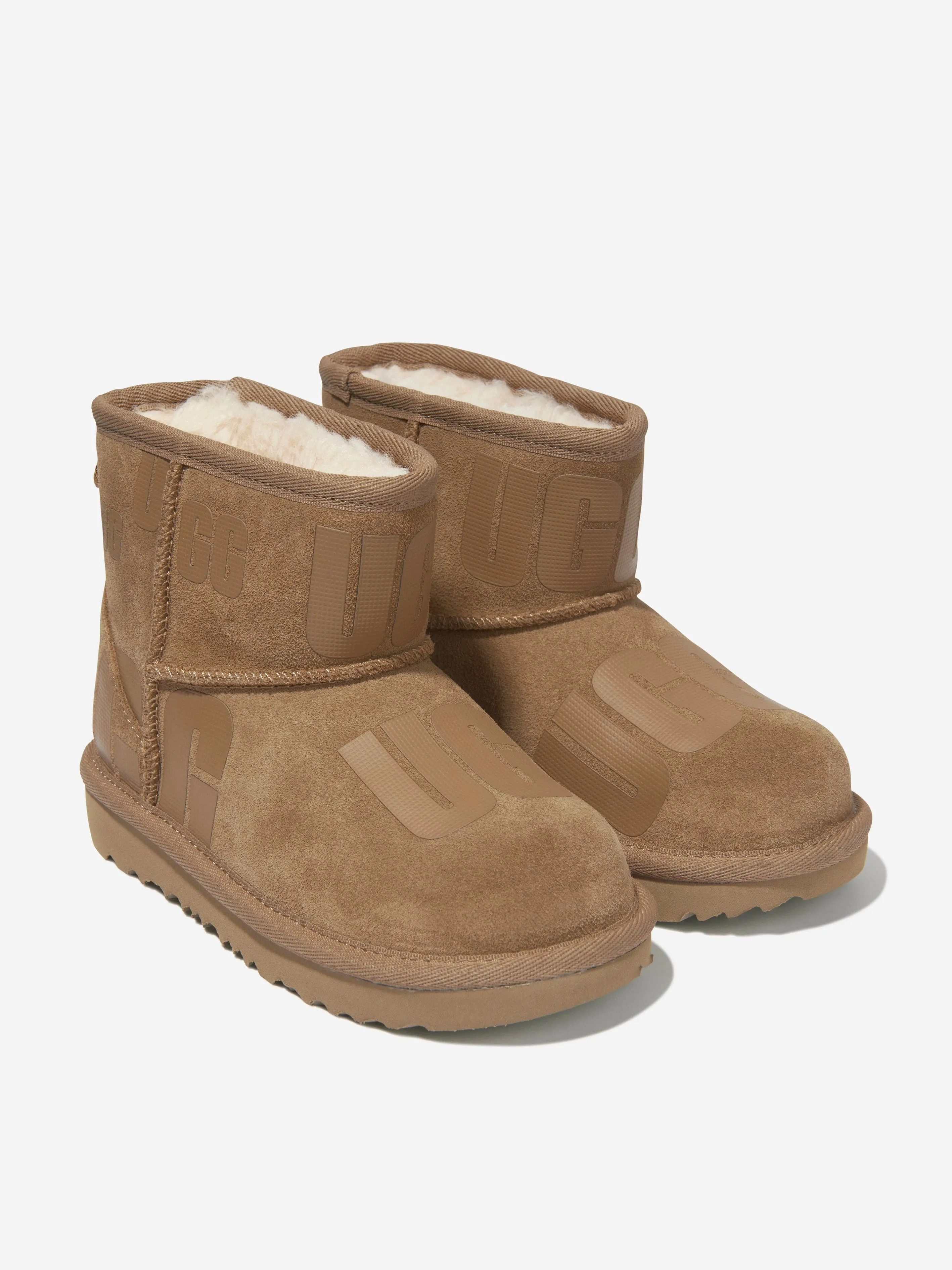 UGG Kids Suede Mini Scatter Graphic Boots