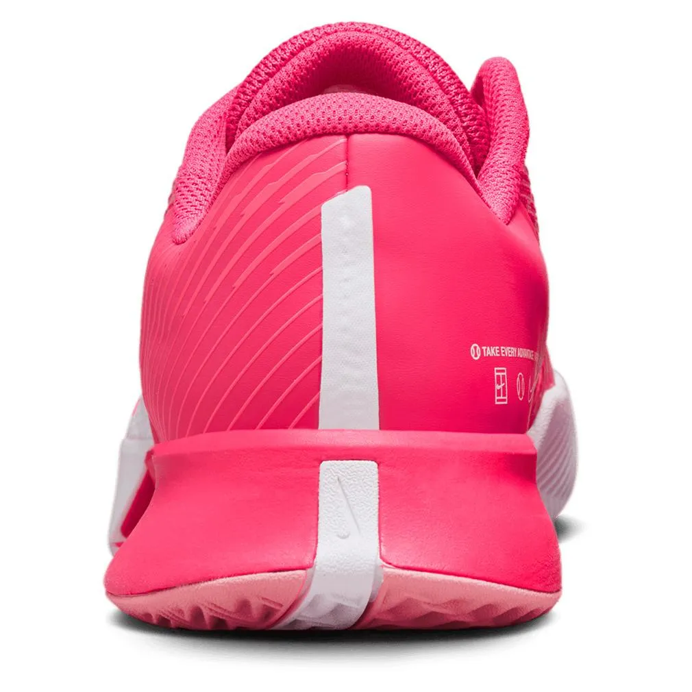 Womens Air Zoom Vapor Pro 2 Clay Tennis Shoes Aster Pink and Hot Punch