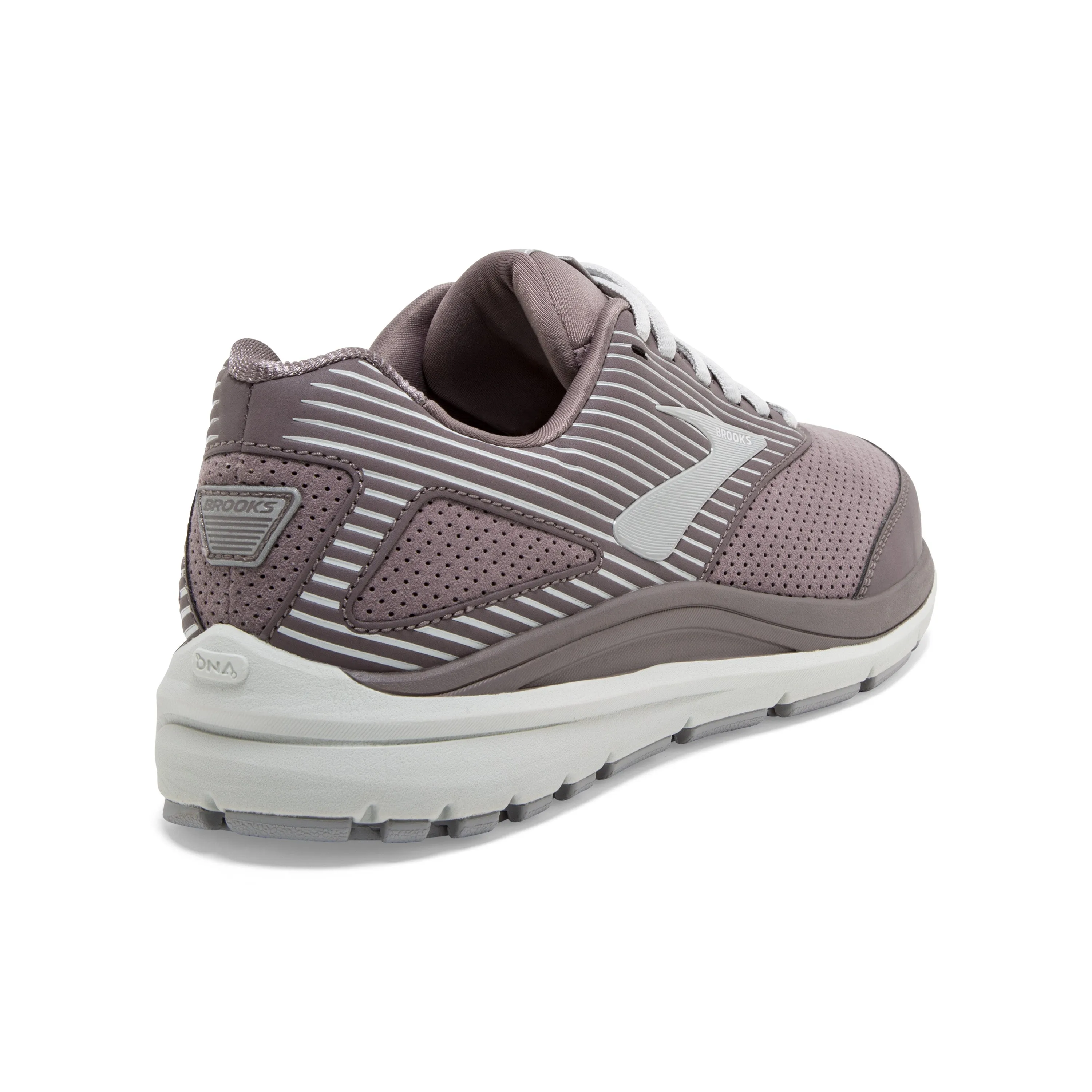 Women's Brooks Addiction Walker Suede Color: Shark/Alloy/Oyster