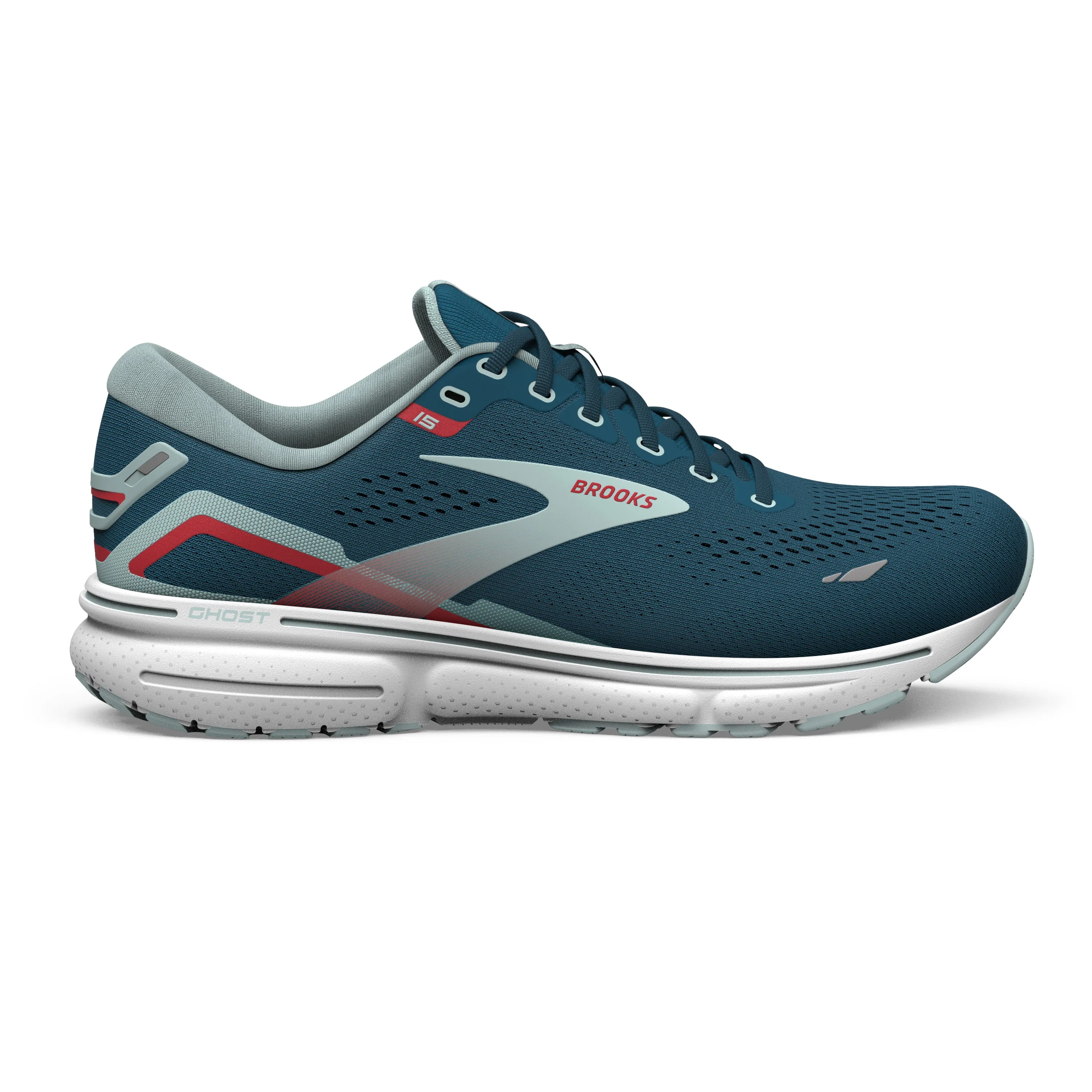 Women's Brooks Ghost 15 1203801B497 Color: Legion Blue/ Blue / Bittersweet