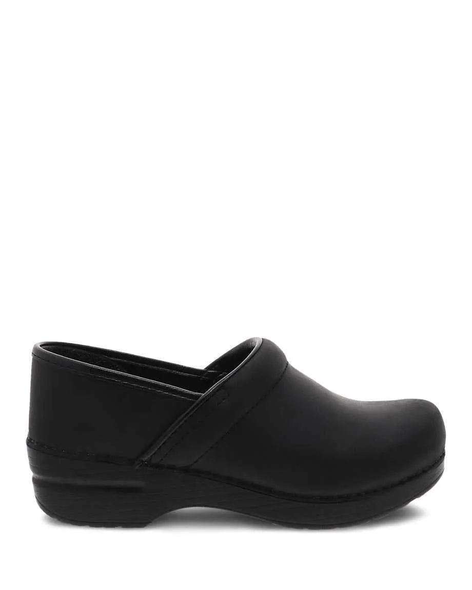 Women's Dansko Professional Clog Color: Black Oiled (NARROW WIDTH)