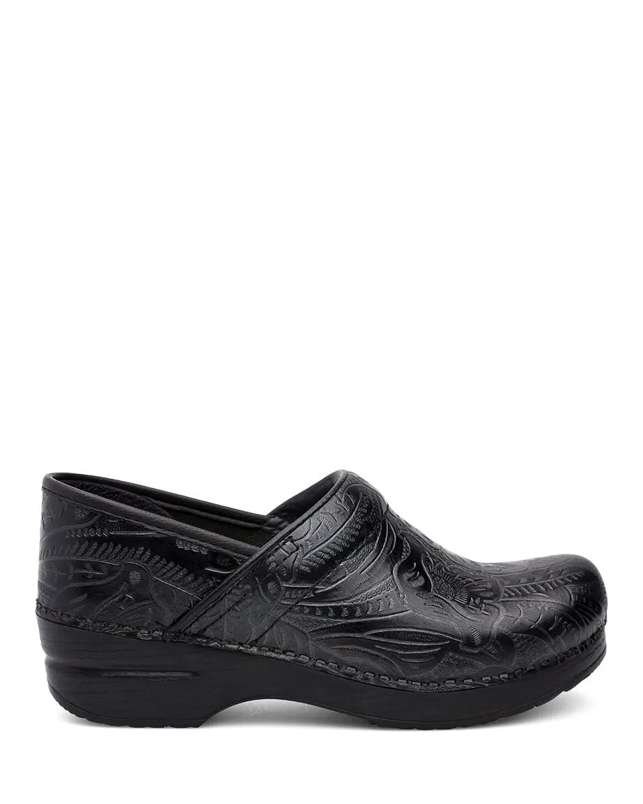 Women's Dansko Professional Clog Color: Black Tooled