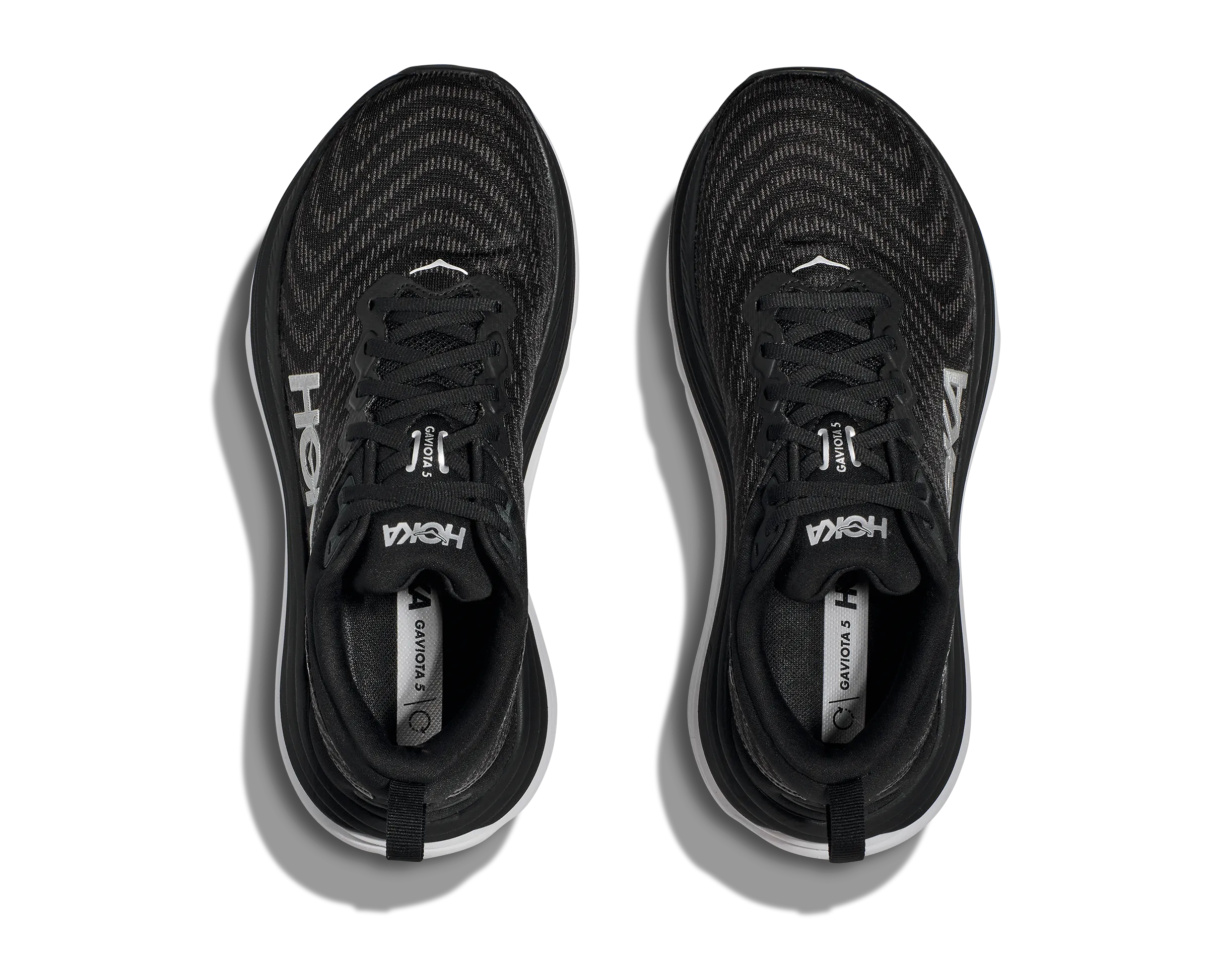 Women's Hoka Gaviota 5 Color: Black / White